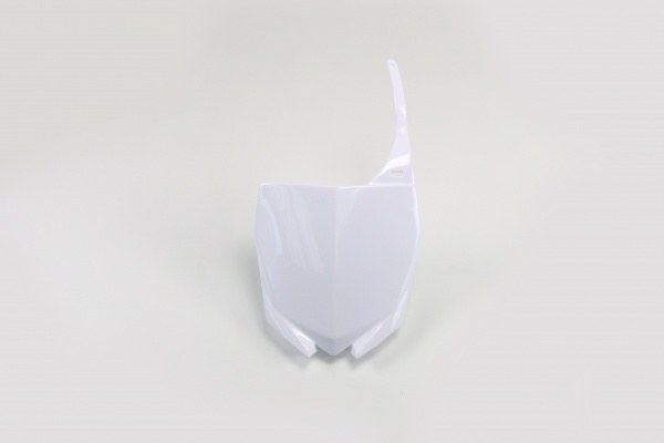 Front Number Plate white for Yamaha YZ 125 - YZ 250 - YZ 250 F - YZ 450 F - YZ 125 X - YZ 250 FX - YZ 450 FX - YZ 250 X